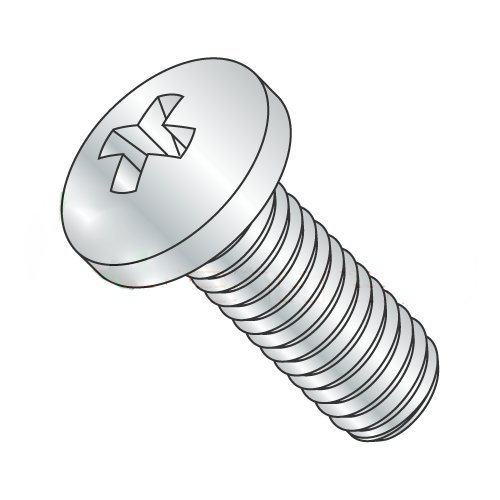 M4-0.7 x 5 mm Machine Screws/Phillips/Pan Head/Steel/Zinc / DIN7985A (Carton: 3,000 pcs)