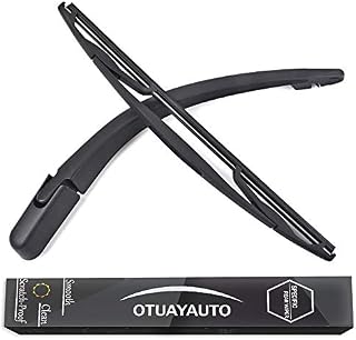 Rear Windshield Wiper Blade And Arm Set for C1 | Aygo | 107, OTUAYAUTO Back Windscreen Wiper Arm Blade Cover Cap Set