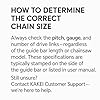 KAKEI GTA26 4 Inch Chainsaw Chain for STIHL - 1/4" Pitch .043" Gauge 28 Drive Links- 3670 005 0028/71 PM3 28 Fits STIHL GTA 26 Mini Chainsaw Pruner (3 Chains) #1