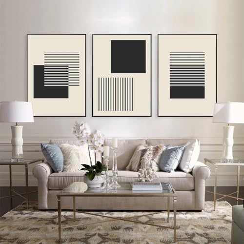 Póster de lienzo abstracto de 50x70cm para solucionar paredes vacías y dar calidez al salón
