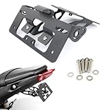 Xitomer Fender Eliminator Fit for 2023 MT-09 MT09 2021 2022 MT-09 SP, License Plate Holder Fender Tail Tidy with Light, Compatible with OEM Aftermarket Turn Signal