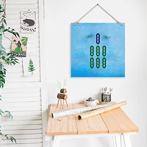 Mahjong panneau bois 40cm : la solution pour une décoration de Noël originale
