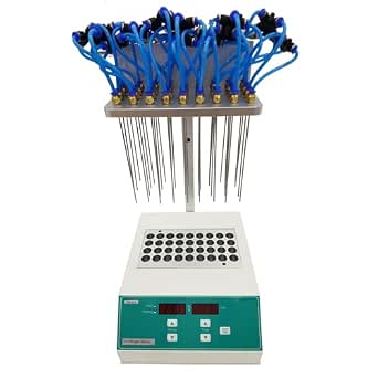 Nitrogen Sample Concentrator 36-Position 12mm Dry Bath Evaporator