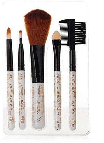 Makeup Brushes Professional 5Pcs Make up Brushes Set Premium Synthetic Kabuki Foundation Blending Brush Face Powder Blush Concealers Eye Shadows
