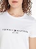Tommy Hilfiger Women’s Short Sleeve Round Neck Heritage T-Shirt, White (White), XXL #2