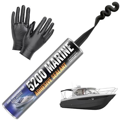 FORTIVO 5200 Fast Cure Marine Sealant Black