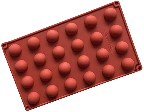 WDong 2 Confezioni Stampi In Silicone Per Semisfere Da 6 Cavità - Antiaderenti, Per Cioccolato, Mousse, Budino, Torta, Gelatina, Senza BPA, Lavabili In Lavastoviglie