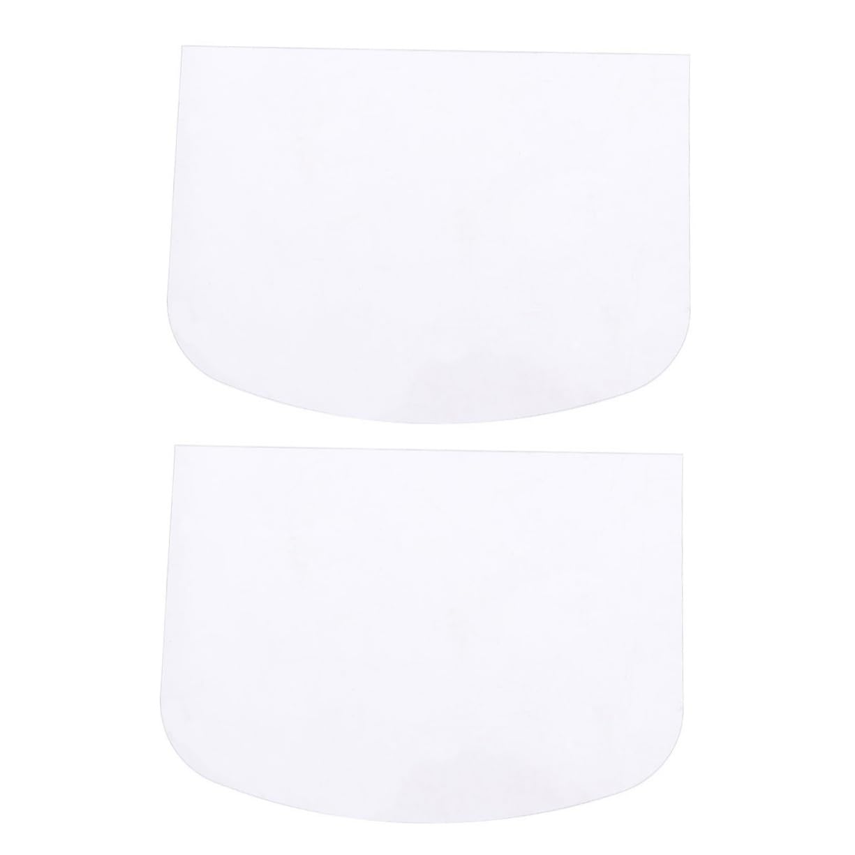 PRETYZOOM 2pcs Transparent Soft Plastic Cake Scraper Versatile Baking Tool for Cream and Pastry Smoothing Essential Kitchen Accessory for Cake Decorating and Baking