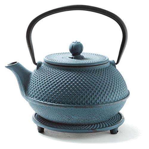 Tealøv TETERA HIERRO FUNDIDO 800 ML | Tetera de Hierro Fundido | Con Infusor de Acero Inoxidable | Interior Totalmente… - Imagen 4