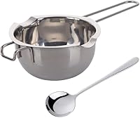 Vista 10 de Buyer Star Olla de acero inoxidable para derretir chocolate, mantequilla, queso, caramelo y jabón (arco iris n.º 0)