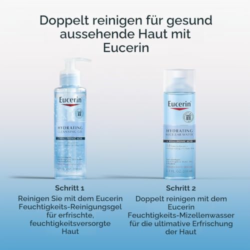 Eucerin, feuchtigkeitsspendendes Reinigungsgel + Hyaluronsäure, 200 ml (6,8 fl oz) – Ansicht 6