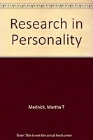 Research in Personality. B000L1Q7ZA Book Cover