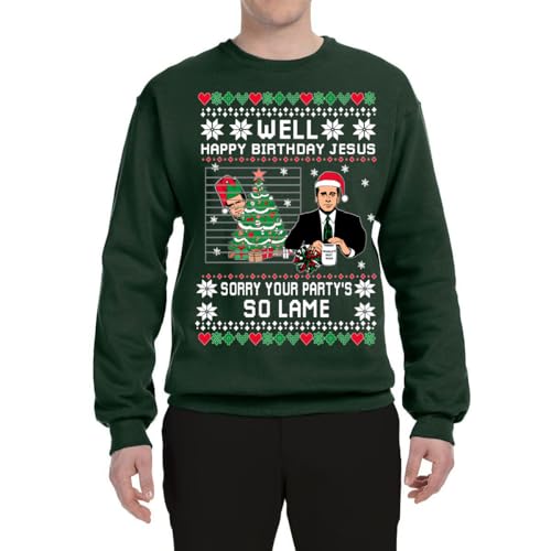 Happy Birthday Jesus Sorry Your Party Is So Lame Sweatshirt - Image 2