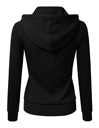 Doublju Lightweight Thin Zip-Up Hoodie Jacket for Women with Plus Size - Image 4
