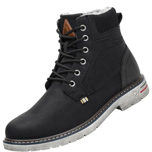 Mishansha Winterschuhe Herren Stiefel Warm Gefüttert Winterstiefel Damen Wasserdicht Winter Schuhe...
