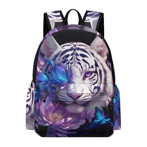 Sac à dos enfant tigre grand format imperméable école primaire