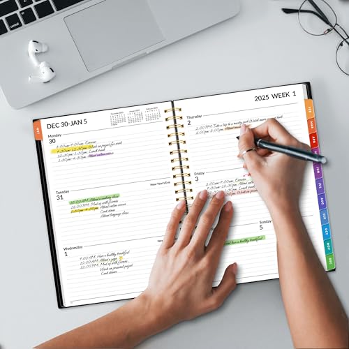 Sunee S-W2770 2025 Weekly And Monthly Planner - From January 2025 - December 2025, 6.4 Inch X 8.3 Inch Daily Agenda Planner thumb #6