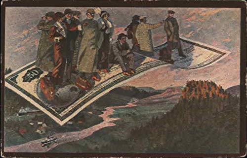 See the world on A.B.A Cheques - Security State Bank San Jose, California CA Original Antique Postcard