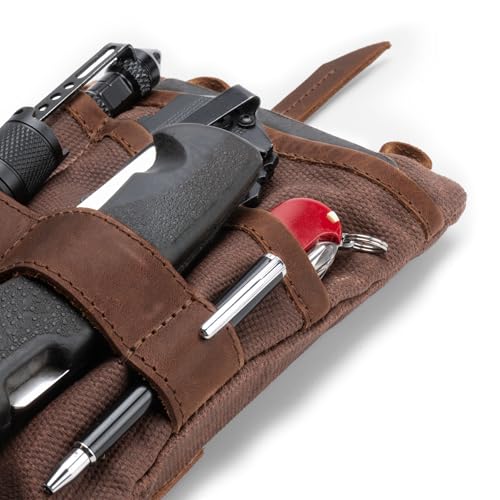 Hide & Drink Bolsa EDC GG – Organizador de bolso multiferramentas para homens – Bolsa durável para e