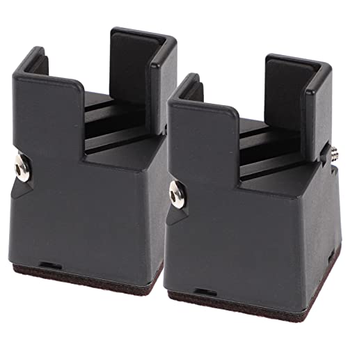 CIYODO 2pcs Adjustable Furniture Risers Heavy Duty Bed Raising Blocks for Couches Desks Cabinets Support Platform Bed Ergonomic Boost