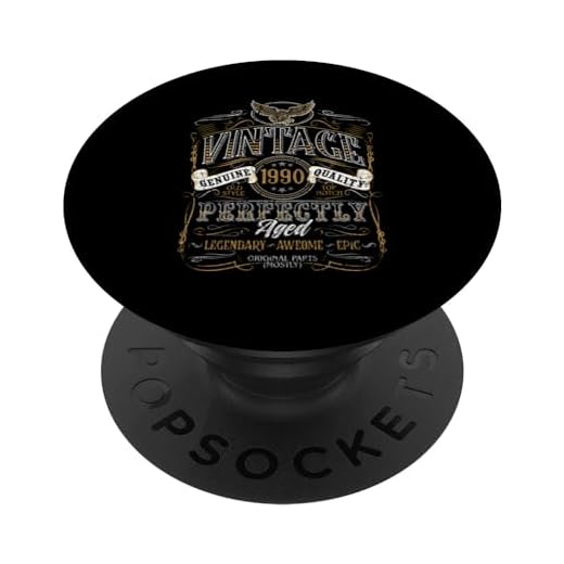 1990 Vintage Cumpleaños Retro Edición Limitada Hombres Mujer PopSockets PopGrip Intercambiable