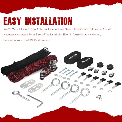 Grerty HTR-L10 Hard Top Removal Lift For Jeep Wrangler Jl Jk Models And Ford Hardtop, Garage Storage Hoist thumb #2