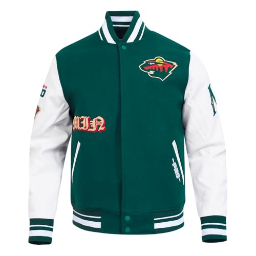 Image of Pro Standard Mens NHL Old English Varsity Jacket