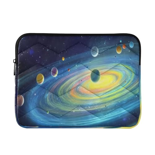 Funda para portátil sistema solar colorido 13-14 pulgadas miniatura 1