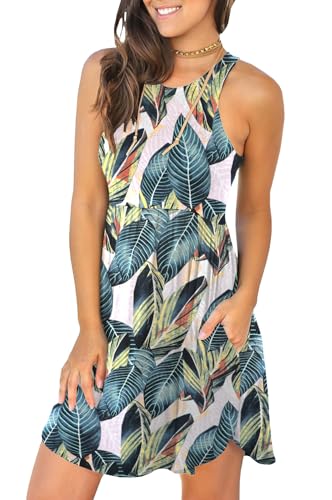 Image of HiMONE Vacation Dresses for Women 2025 Summer Dress Women's Casual Sundresses Casual Beach Petite Sun Dress XS-2XL