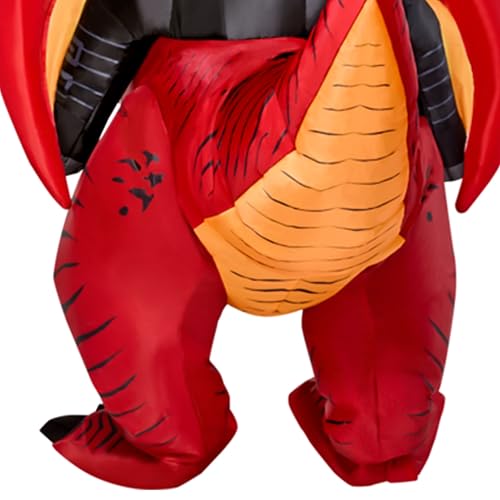 Disfraz Inflable Dragón para Niños Talla Única miniatura 6
