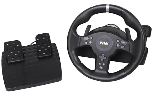 New World V24-S22 Gaming Wheel Racing Wheel Steering Wheel for PC...