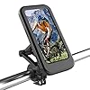 MOPOIN Mobiele telefoonhouder voor op de fiets, motorfiets, universele waterdichte mobiele telefoon, fietshouder met…