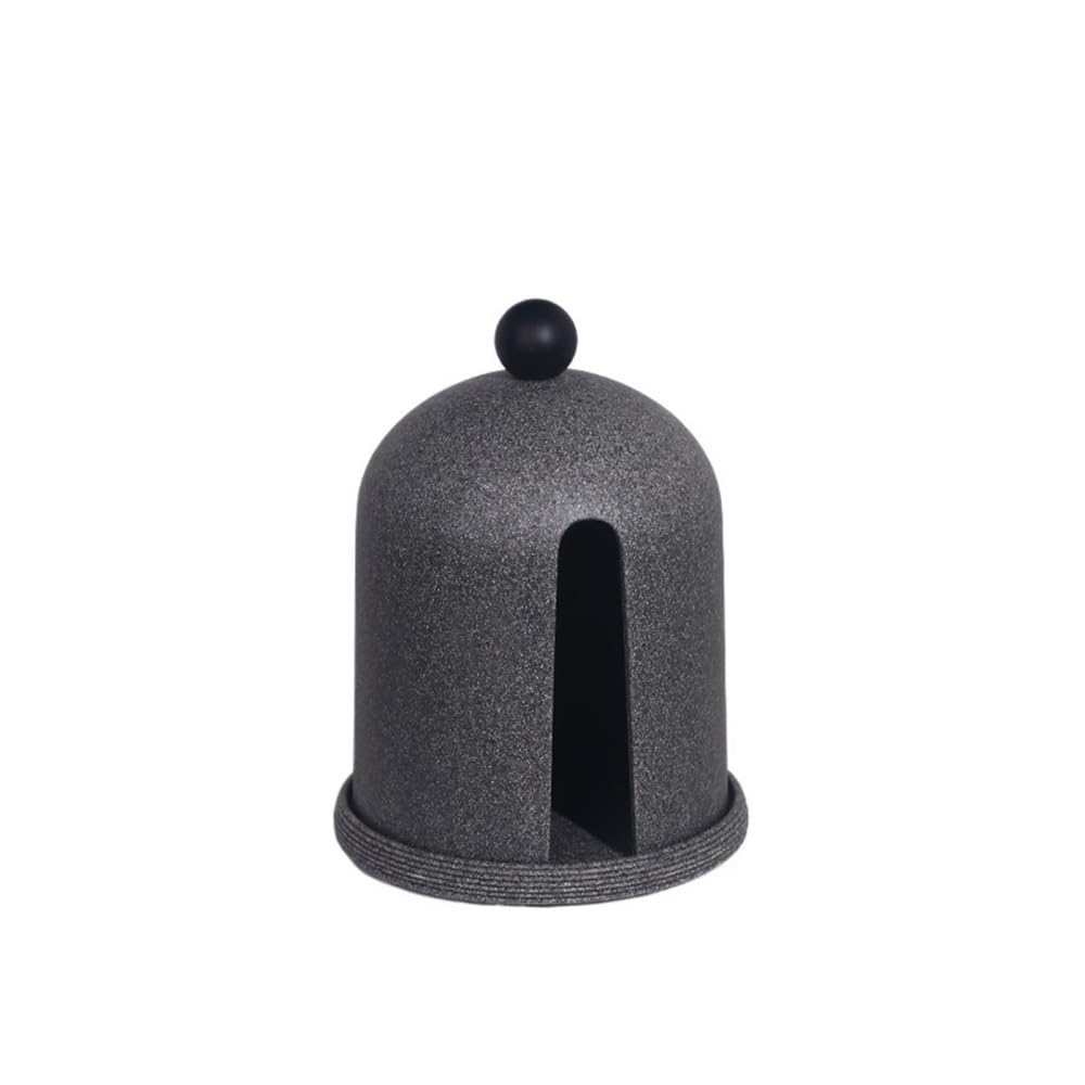 Tissue Box Holder Living Room Sandstone Tissue Box Hotel Restaurant Creative Desktop Napkin(Grey)