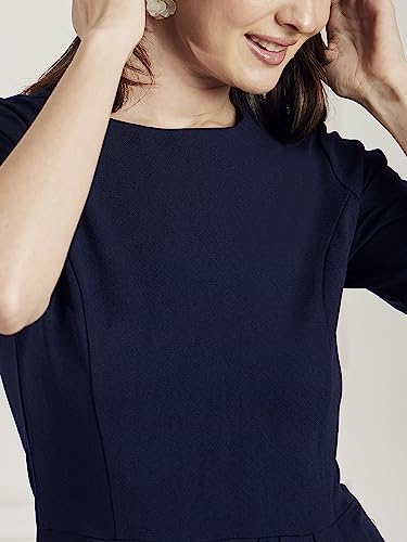Image of Carlton London Women Knee Length Casual Dress