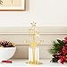 Alexander Taron Importer 9012B Swedish Design Brass Christmas Chime with Candles-11.5