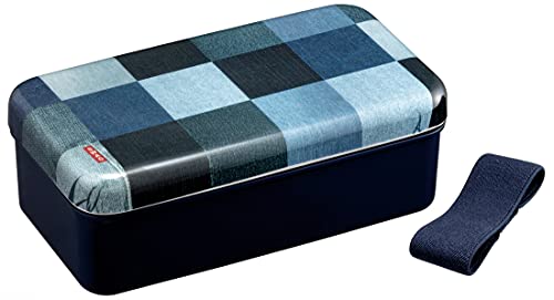 Skater SLLB9M-A Side Dish Lunch Box, 28.1 fl oz (870 ml), Denim