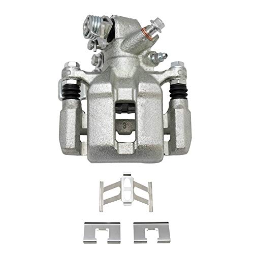 Image of TRQ Front and Rear Brake Caliper Set Zinc Coated Brackets Compatible with 2002-2006 Acura RSX 2004-2005 Honda Civic