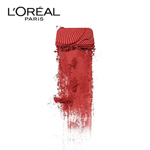 L'Oréal Paris Matte Blush, Highly Blendable and Buildable Application, Versatile Use, Incl. Mirror and Brush, Le Blush Bar Matte, 11 Be Fierce, 4.5g - Image 3