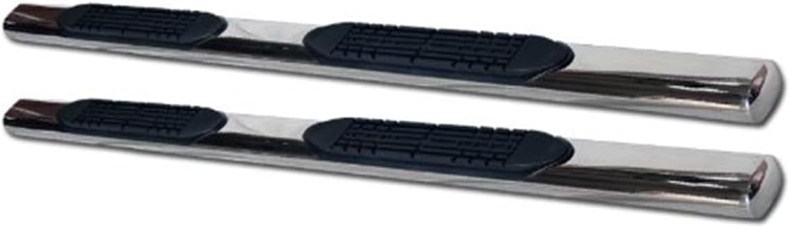 S&T Racing 5" Chrome Side Step Nerf Bars Rail Running Boards 04-08 Compatible with Ford F150 Super/Ext Cab