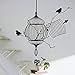 TYOLOMZ Kreative Vögel Käfig Ast Dekorative Wandaufkleber Moderne Vinyl Home Wandtattoos Für Wohnzimmer Büro Zimmer Wandaufkleber