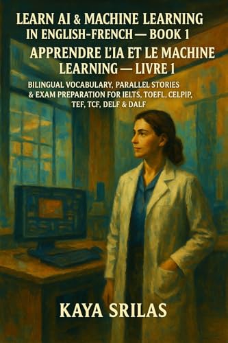  Learn AI & Machine Learning in English–French — Book 1 / Apprendre l’IA et le Machine Learning — Livre 1: Bilingual Vocabulary, Parallel Stories & Exam ... TOEFL, CELPIP, TEF & TCF (French Edition)