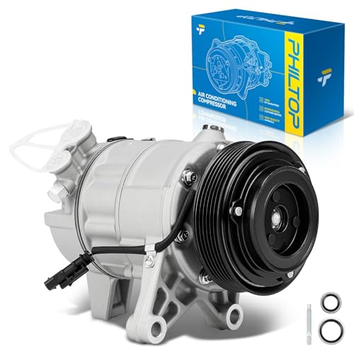 Image of PHILTOP Air Conditioner AC Compressor with Clutch for 2014-2020 Impala,2013-2015 LaCrosse 3.6L,2016 LaCrosse, 2013-2019 XTS 3.6L /3.6T, 2015-2017 Terrain 3.6Liter,2016-2017 Equinox,2014 Impala Limited
