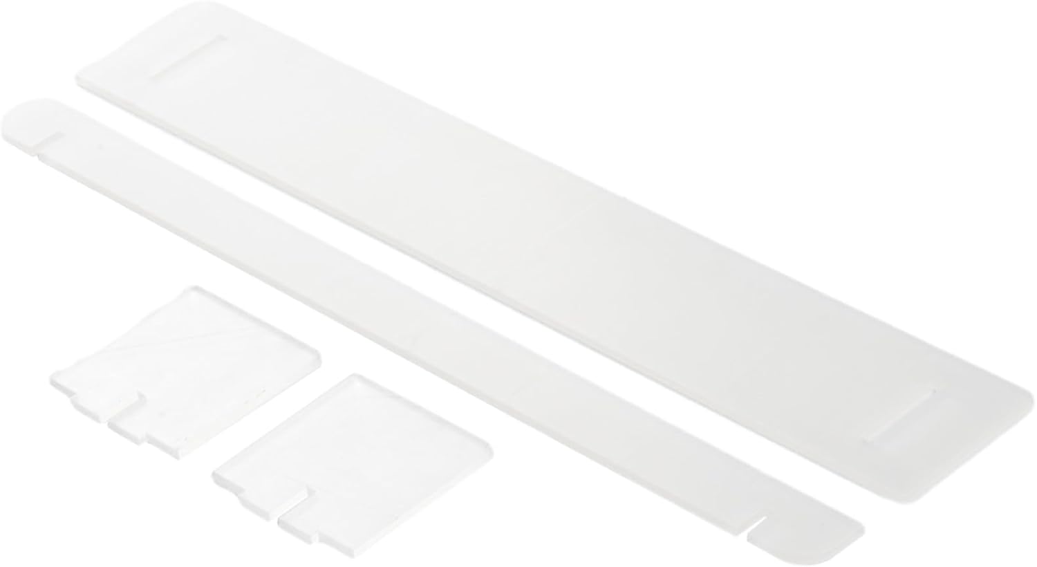 Multifunctional Clear Acrylic Display Stands Perfectly Suited For Desktop Organization of Collectibles And More (One floor)