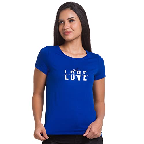 Image of Spykar Olive Green Cotton Blend Three-Fourth Sleeve Printed Casual T-Shirt for Women