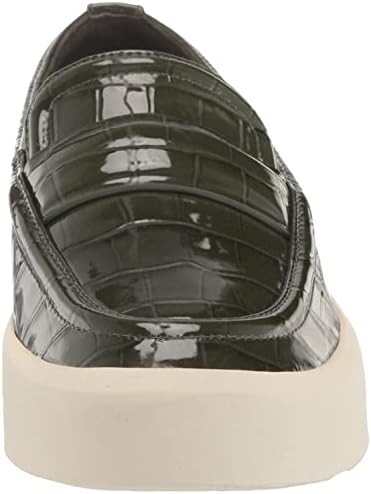 Vince Womens Ghita Slip On Sneaker Olive Green Leather 10 M | Image 1
