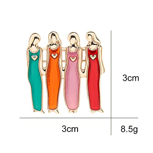 Image of Best Friends Shirt Bag Hat Jewelry Accessory Decor for Birthday Party Christmas Gift (Four Sisters)