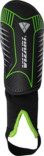 Vizari Dynamic Soccer Shinguard (Black/Green, M)