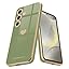 Teageo Custodia per telefono ondulata per iPhone 13, custodia per donne e ragazze, design carino da ragazza, cornice ondulata morbida in silicone TPU antiurto, placcata oro estetica, protettiva per