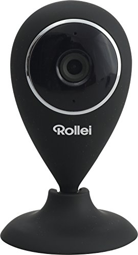 Preisvergleich Produktbild Rollei Überwachungskamera Mini WLAN mit Steuerungs App zur Fernüberwachung Nachtsichtfunktion schwarz