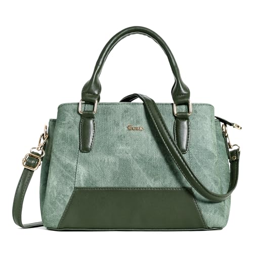 Image of EXOTIC Three section Denim Design, Multipurpose handbag with Shoulder Strap